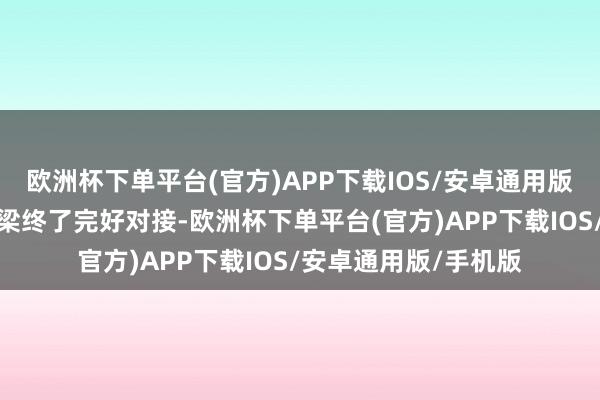 欧洲杯下单平台(官方)APP下载IOS/安卓通用版/手机版与北侧钢箱梁终了完好对接-欧洲杯下单平台(官方)APP下载IOS/安卓通用版/手机版