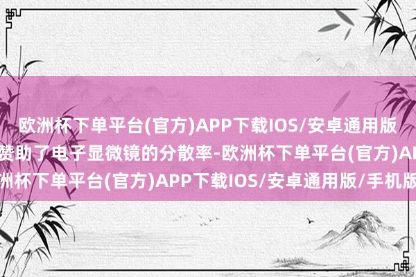 欧洲杯下单平台(官方)APP下载IOS/安卓通用版/手机版这一技巧极地面赞助了电子显微镜的分散率-欧洲杯下单平台(官方)APP下载IOS/安卓通用版/手机版