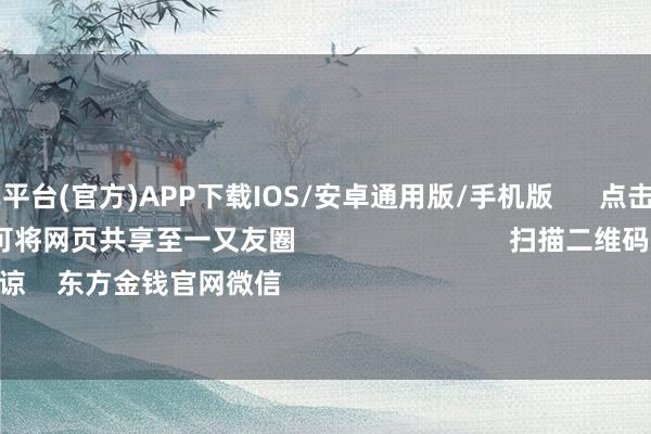 欧洲杯下单平台(官方)APP下载IOS/安卓通用版/手机版      点击底部的“发现”     使用“扫一扫”     即可将网页共享至一又友圈                            扫描二维码见谅    东方金钱官网微信                                                                        沪股通     